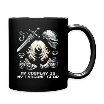 Mein Cosplay = Endgame-Gear | Cosplay, Con - Tasse einfarbig - Schwarz - Rechts