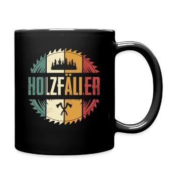 lumberjack - Full Colour Mug - black - Right