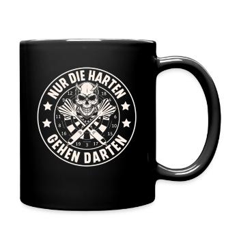 fléchettes - Mug uni - noir - Droite