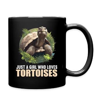 Tortoises Tortoise - Full Colour Mug - black - Right