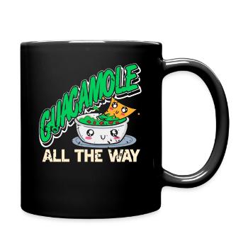 Guacamole All The Way Drôle Kawaii Snack Love - Mug uni - noir - Droite