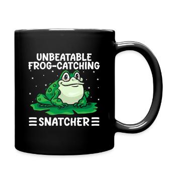 Frog Catcher Unbeatable Frog-Catching Snatcher - Tasse einfarbig - Schwarz - Rechts