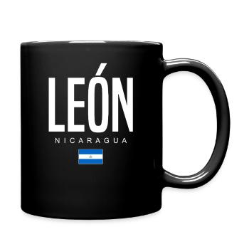 León Nicaragua Nicaraguan - Full Colour Mug - black - Right