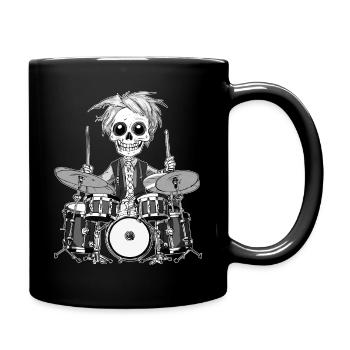 TAMBOURS SQUELETTES - Mug uni - noir - Droite