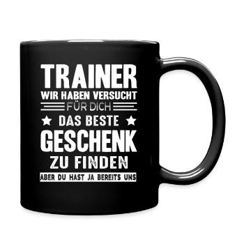 Coach Farewell Team Club Coach Saying - Full Colour Mug - black - Right