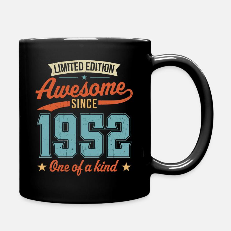 Genial seit 1952 - Tasse einfarbig - Schwarz