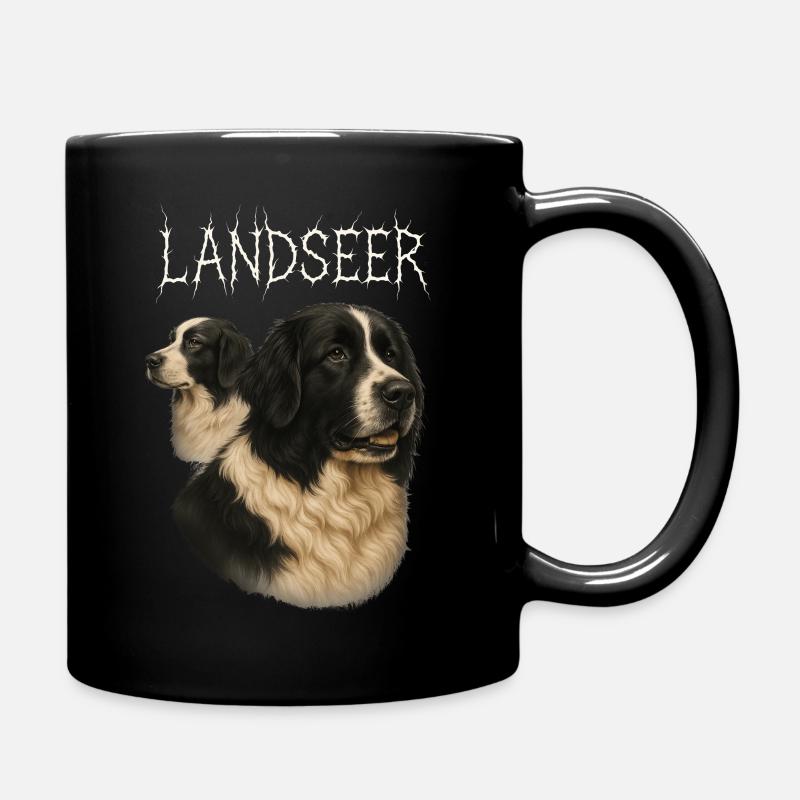 Landseer - Tasse einfarbig - Schwarz