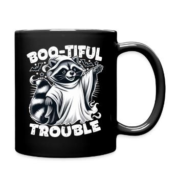 Ghost Raccoon : Boo-tiful Halloween Trouble - Mug uni - noir - Droite