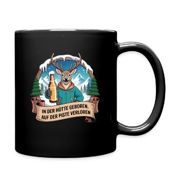 Soirée d’équipe Vacances de ski Ski & Snowboarder Après-ski - Mug uni - noir - Droite