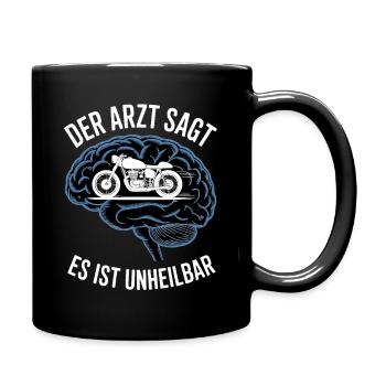 Moto Disant Moto Drôle Motard - Mug uni - noir - Droite