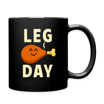 Spaß Beintag Thanksgiving Geschenke Kostüm Truthahn Tag - Tasse einfarbig - Schwarz - Rechts