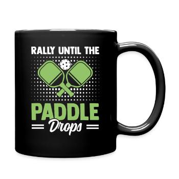 Joueur de pickleball extérieur - Mug uni - noir - Droite