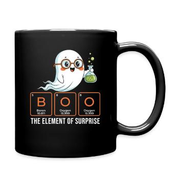 Boo — L’élément de surprise — Chimie Spooky P - Mug uni - noir - Droite