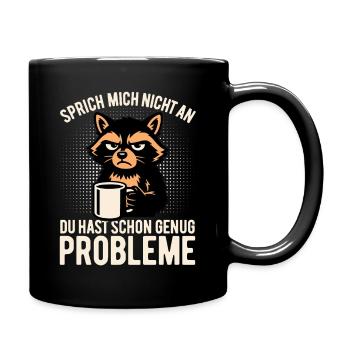 Don’t Talk To Me - Café paresseux - Mug uni - noir - Droite