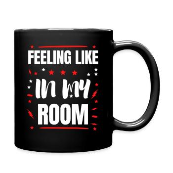 Se sentir comme dans ma chambre - Mug uni - noir - Droite