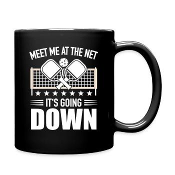 Pickleball Square Player Paddleball extérieur - Mug uni - noir - Droite