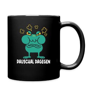 Funny Sayings Fun Outfits Irony Sarcasm - Full Colour Mug - black - Right