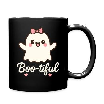 mignon boo-tiful fantôme Halloween fête amusant - Mug uni - noir - Droite