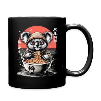 Koala Ramen in Hoodie - Full Colour Mug - black - Right