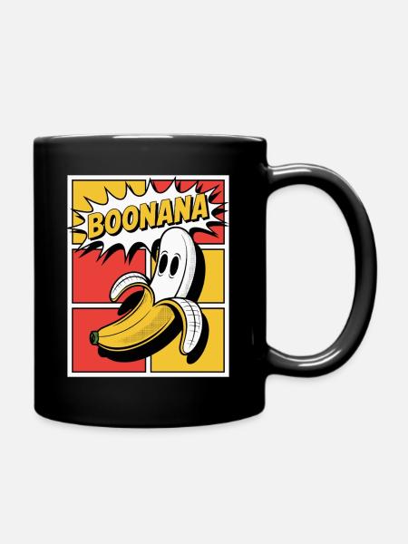 Boonana Halloween Banane - Tasse einfarbig - Schwarz