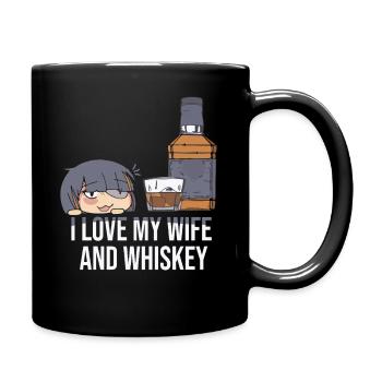 Whiskey Saying Whiskey Drinker Whiskey Lovers - Full Colour Mug - black - Right