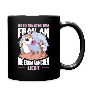 Funny Sayings Fun Outfits Irony Sarcasm - Full Colour Mug - black - Right