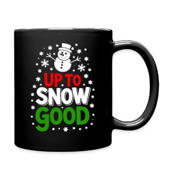 Up to Snow Good - Full Colour Mug - black - Right