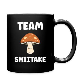 Equipe Shiitake: champignon kawaii - Mug uni - noir - Droite