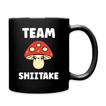 Team Shiitake Kawaii Champignon - Mug uni - noir - Droite