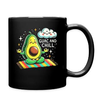 Guac and Chill - Full Colour Mug - black - Right