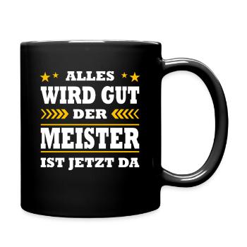 Master Gifts Graduation Exam Passed - Full Colour Mug - black - Right