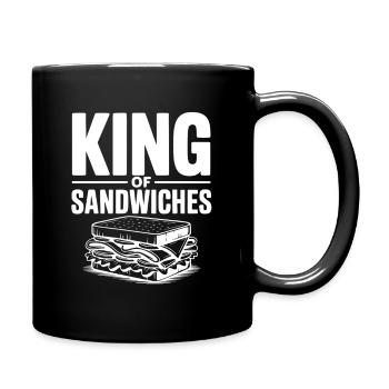 King of Sandwiches - Full Colour Mug - black - Right