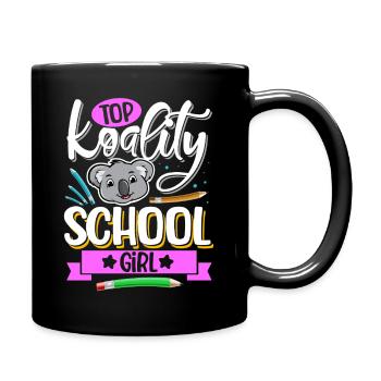 Top Koality Écolière - Mug uni - noir - Droite