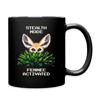 Mode furtif – Fennec activé | Fennec - Mug uni - noir - Droite