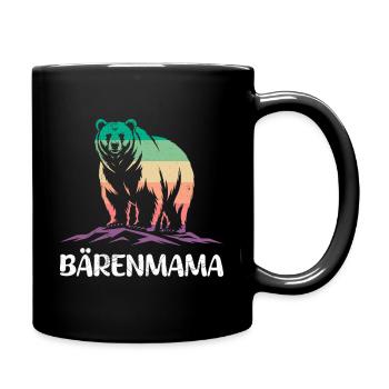 Future maman MAMAN OURS Bientôt maman Drôle - Mug uni - noir - Droite