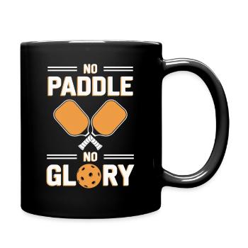 Pickleball Weisehit Pas de pagaie Pas de gloire - Mug uni - noir - Droite