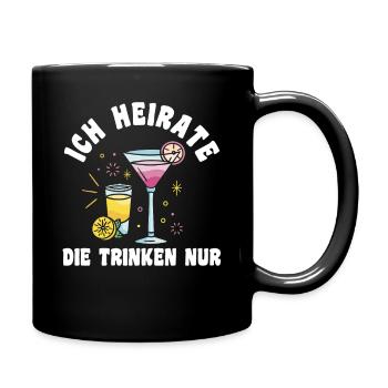 Bachelor Party Team Bride Hen Party - Full Colour Mug - black - Right