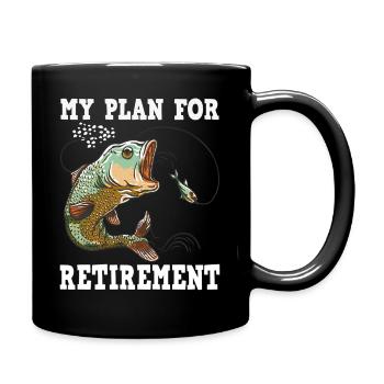 Mon projet pour la retraite - Mug uni - noir - Droite