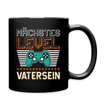 Gamer Dad NEXT LEVEL DAD Fun - Full Colour Mug - black - Right