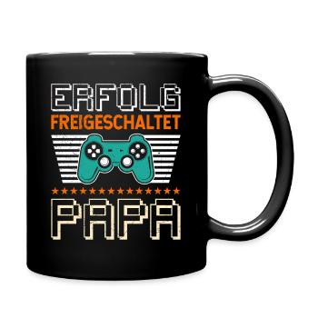Gambler Dad ACHIEVEMENT UNLOCKED Funny - Full Colour Mug - black - Right