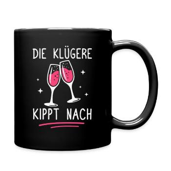 Soirée entre filles : la plus intelligente s’incline après les fêtards - Mug uni - noir - Droite