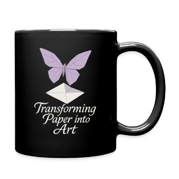 Origami Club Gift Simplicity To A - Full Colour Mug - black - Right