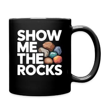 Gestein sammeln Rockhound Gestein Sammler Geologie - Tasse einfarbig - Schwarz - Rechts