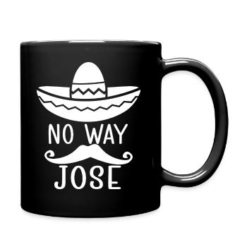 No Way Jose Sombrero - Full Colour Mug - black - Right