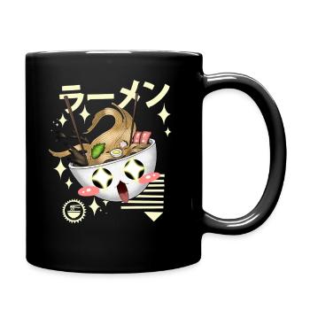 T-shirt anime Kawaii Ramen - Mug uni - noir - Droite