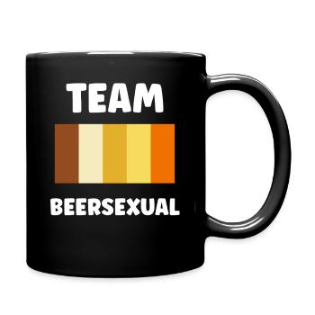 Team Beersexual Palette T-Shirt - Tasse einfarbig - Schwarz - Rechts