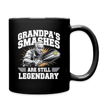 Les smashs de grand-père sont toujours légendaires - Mug uni - noir - Droite