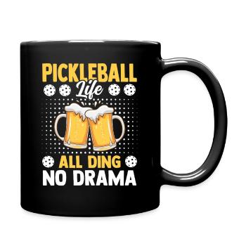 Pickleball Beer Life Thing Pas de drame - Mug uni - noir - Droite