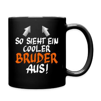 This is what the big boy of the world looks like - Full Colour Mug - black - Right