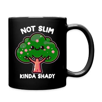 Kawaii Baum nicht dünn irgendwie schattig - Tasse einfarbig - Schwarz - Rechts
